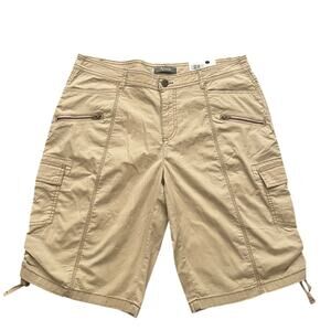 New Natural Reflections Womens Size 14 Honey Creek Cargo Shorts